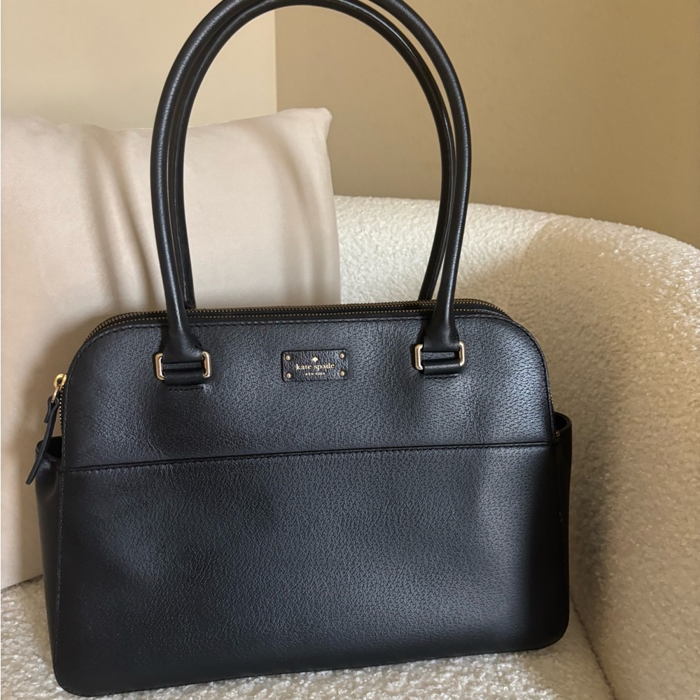 Elegant Black Satchel by Kate Spade
